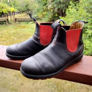 Blundstone Chelsea 1316 Boot Black & Red